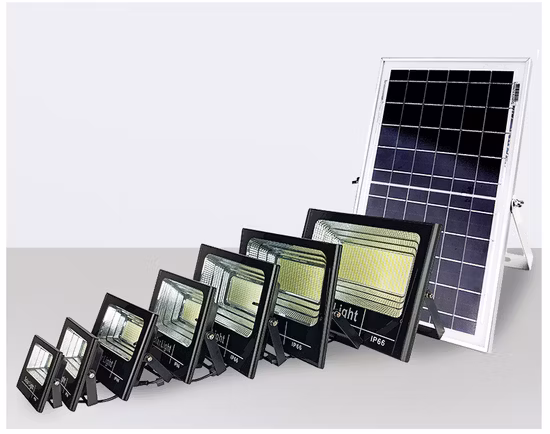 에너지 절약 도매가 거리 IP65 방수 실외 램프 조명 50W 100W 200W 300W 태양열 투광 조명 LED 투광 조명