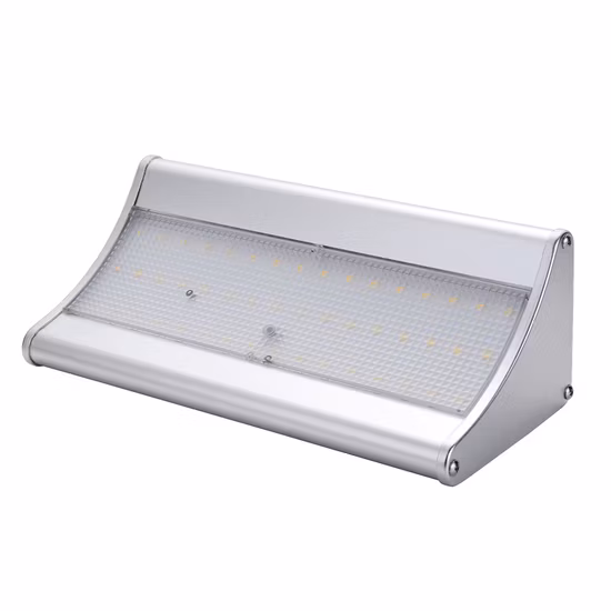 방수 뒷마당 가로등, 보안 투광 조명 벽 조명, LED 태양 광 가로등